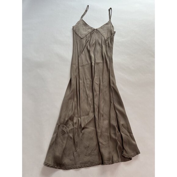 Jeu Illimite Slip Dress in Brown - Picture 2 of 5